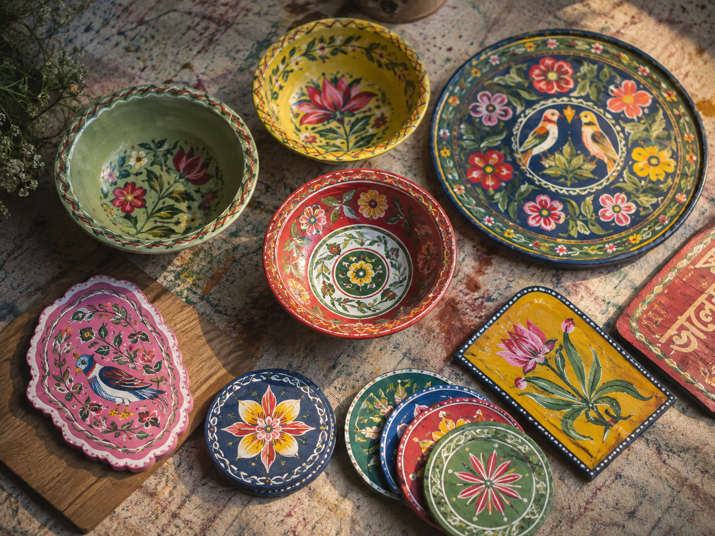 Hand-painted details