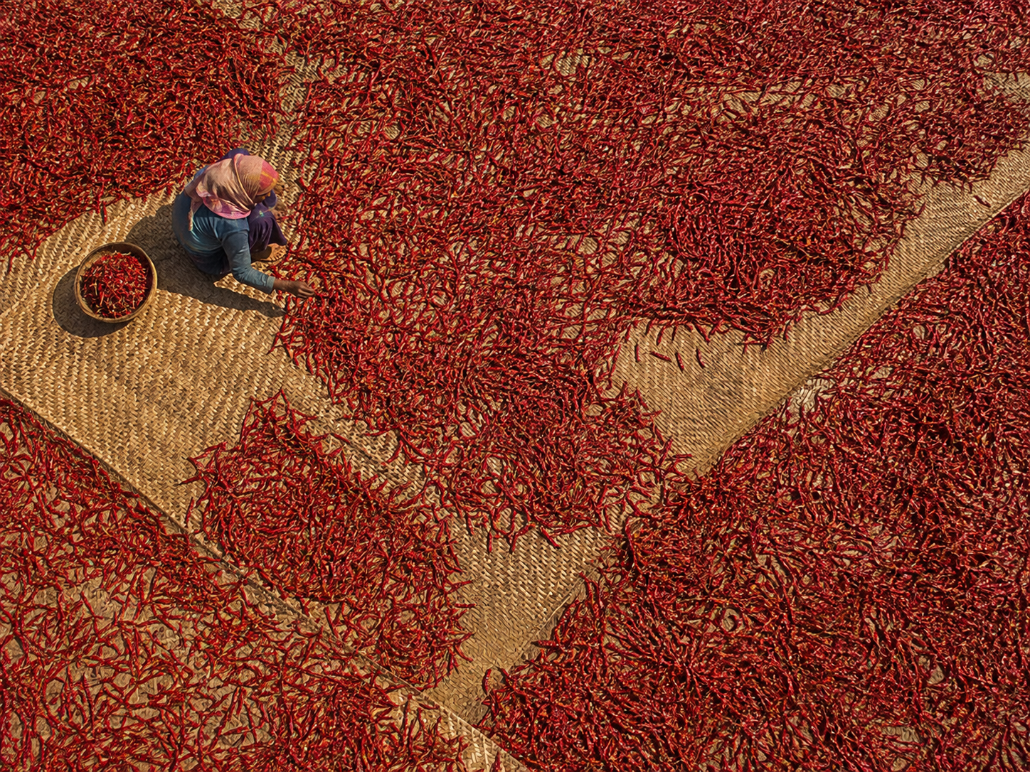 Kamal preparing spices