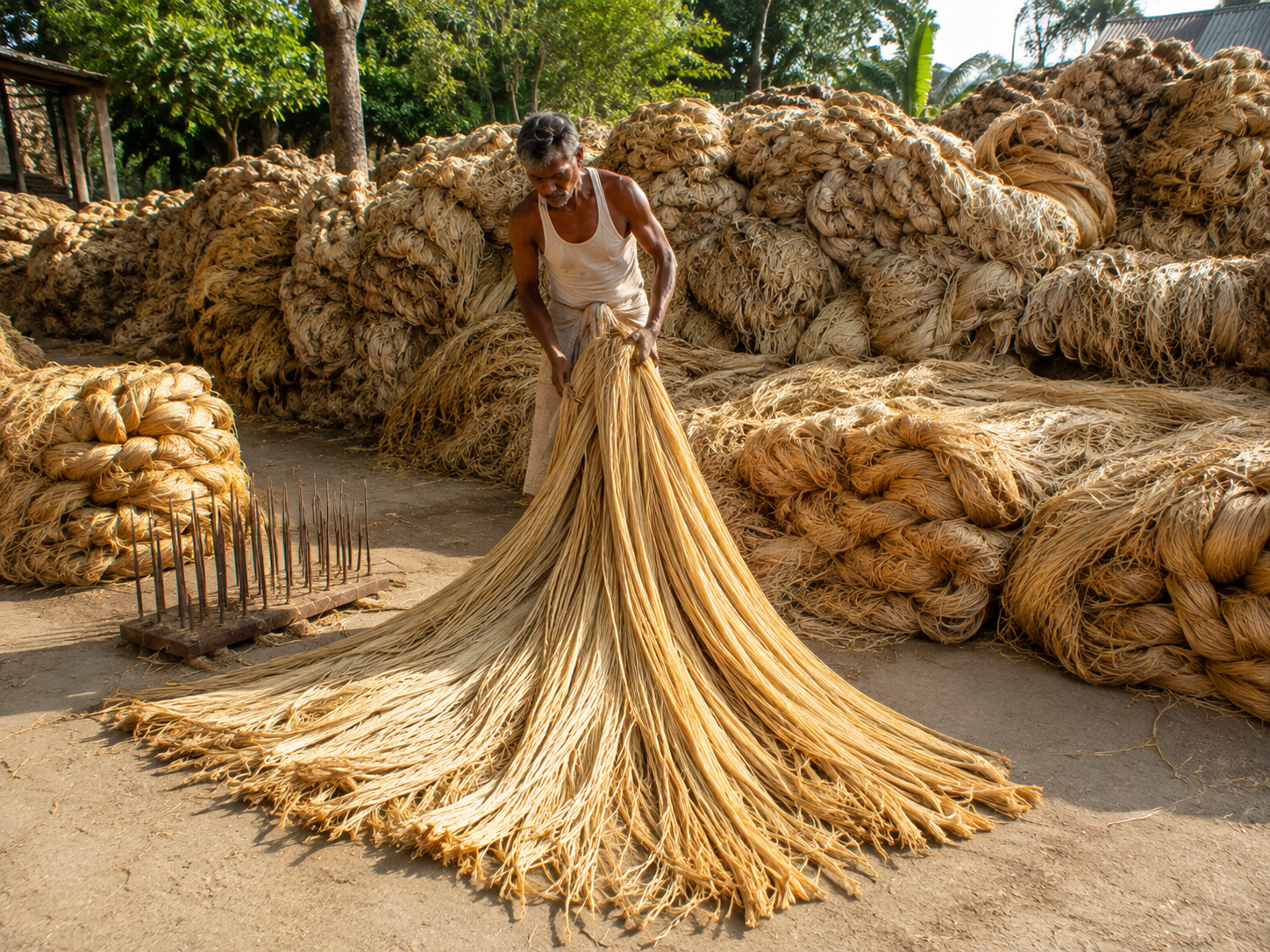 Finished jute products
